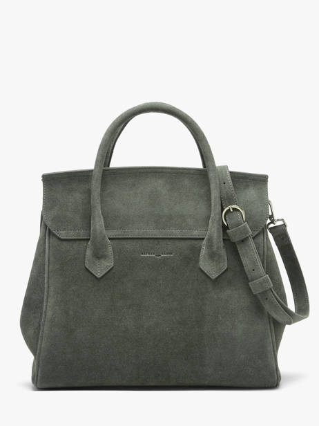 Suede Leather Clara Handbag Nathan baume Green nathan 2S other view 4
