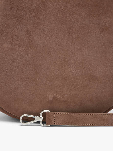 Suede Leather Anna Shoulder Bag Nathan baume Brown nathan 9S other view 2