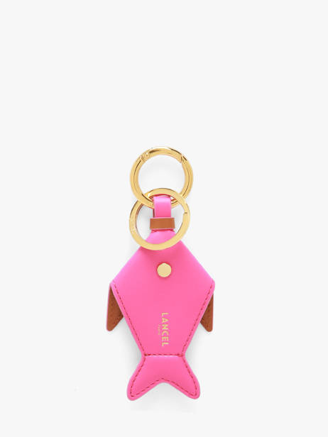 Porte-clefs Cuir Lancel Rose charms A14200