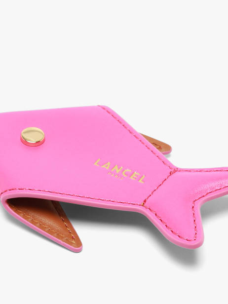 Porte-clefs Cuir Lancel Rose charms A14200 vue secondaire 2