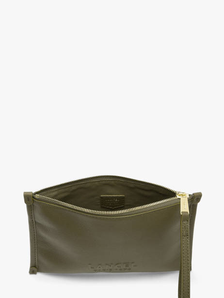 Pochette Zippée Jour Cuir Lancel Vert jour A13174 vue secondaire 2