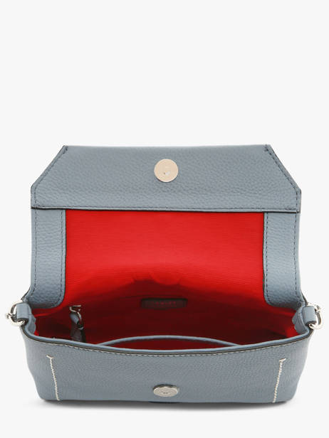 Leather Ninon Soft Crossbody Bag Lancel Blue ninon A14030 other view 3