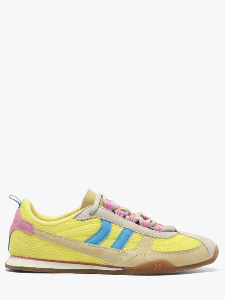 Sneakers In Leather Coolway Yellow women 7693398