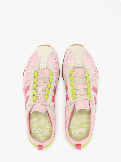 Sneakers En Cuir Coolway Rose women 7613398 vue secondaire 3
