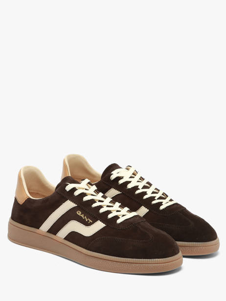 Sneakers In Leather Gant Brown men CUZIMG46 other view 1