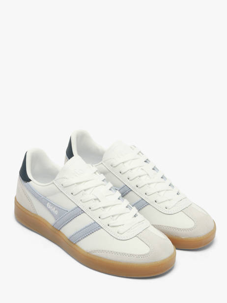 Sneakers In Leather Gola White women CLB744XE other view 1