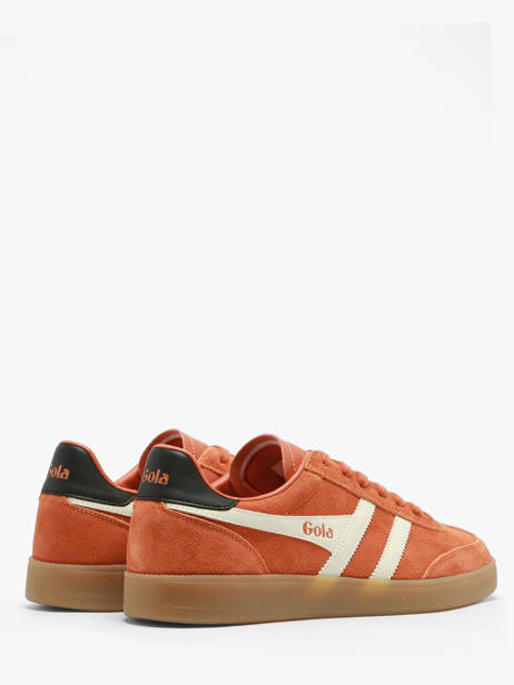 Sneakers In Leather Gola Orange men CMB735UH other view 2