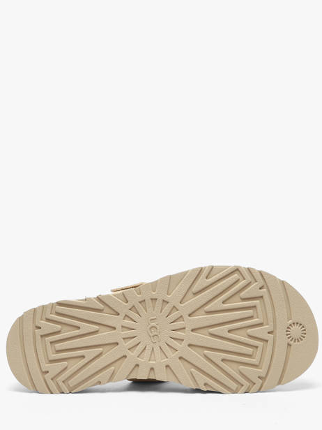 Mules En Cuir Ugg Beige women 1178590 vue secondaire 4