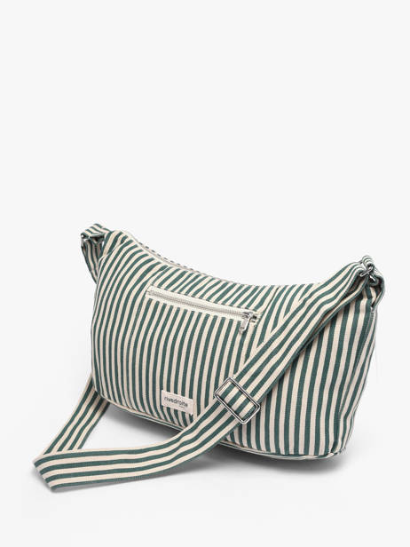Sac Bandoulière Spring Striped Rivedroite Vert spring striped MCHASTRI vue secondaire 1