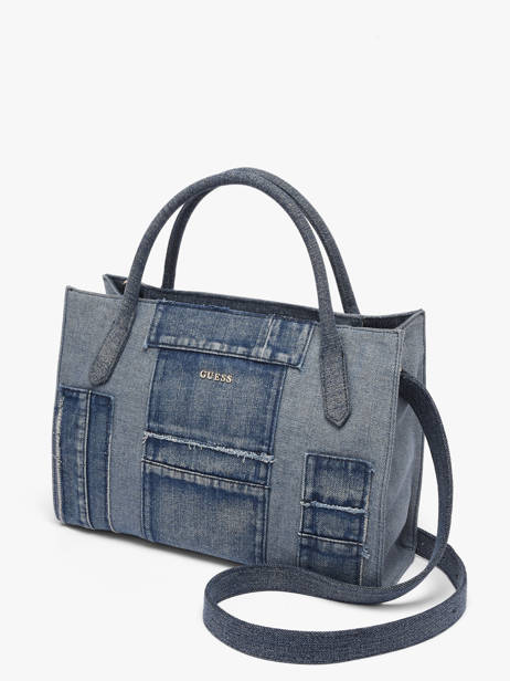 Sac Bandoulière Jodi Coton Guess Bleu jodi DM976922 vue secondaire 1