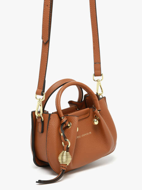 Sac Bandoulière Gretel Ted lapidus Marron gretel TLAU8934 vue secondaire 1
