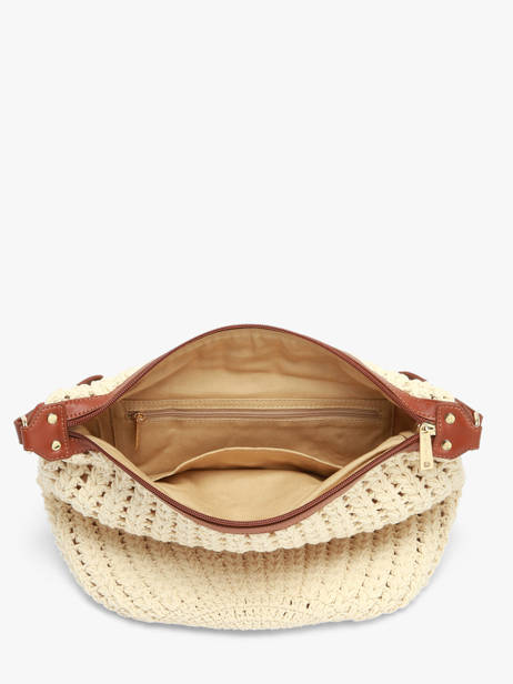 Sac Bandoulière Tresse Coton Lancaster Beige tresse coton 69 vue secondaire 3
