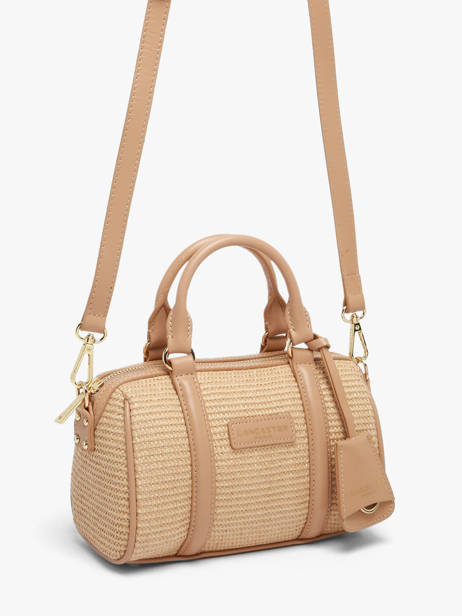 Sac Bandoulière Mini Osier Italie Lancaster Beige mini osier italie 72 vue secondaire 2