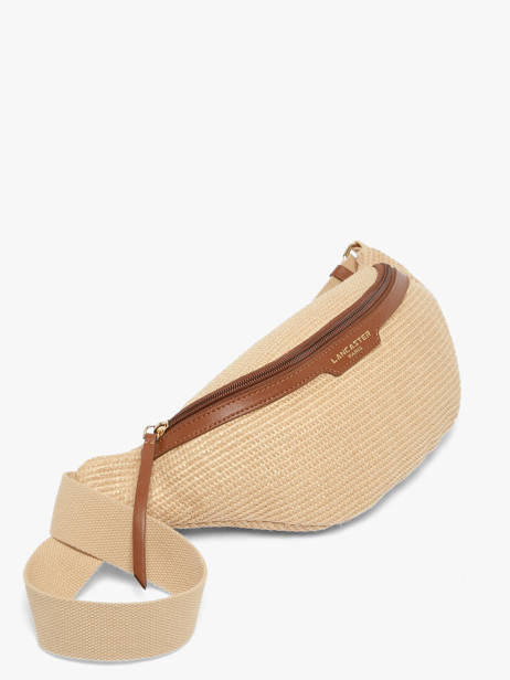 Sac Banane Lancaster Beige mini osier italie 76 vue secondaire 1