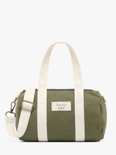 Crossbody Bag Amour Toile Cotton Miniprix Green amour toile 8084