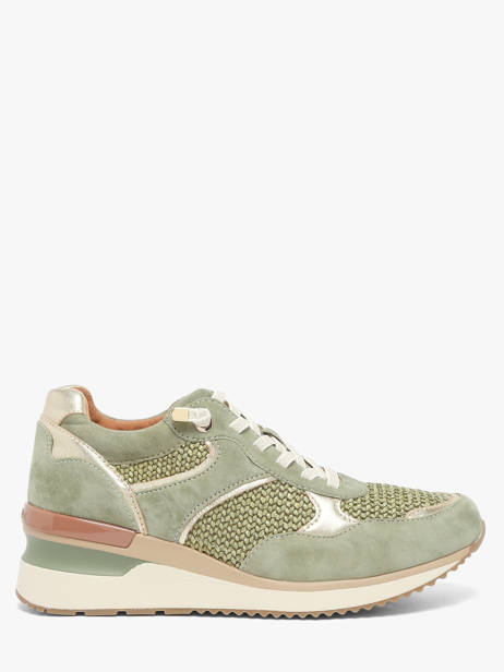 Platform Sneakers In Leather Mam'zelle Green women CSIJK86