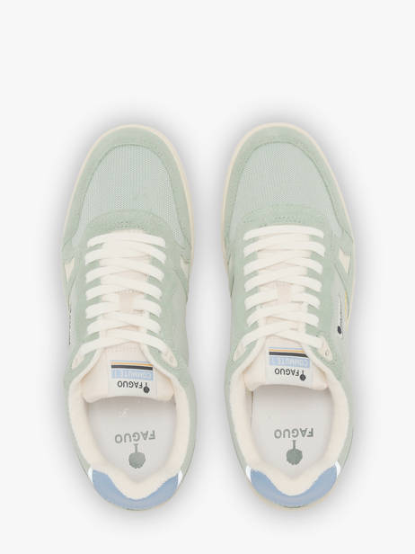 Sneakers In Leather Faguo Green men 26CG9202 other view 3