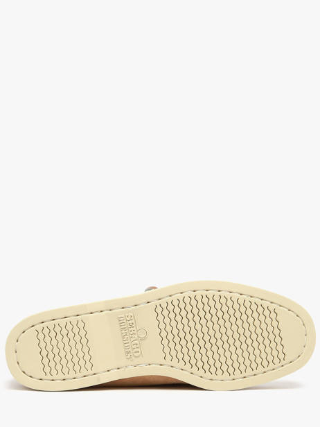 Chaussures Bateau En Cuir Sebago Beige men 7111PTW vue secondaire 4
