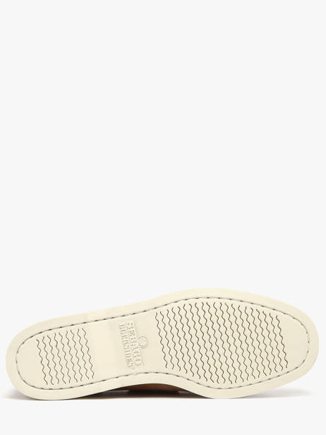 Chaussures Bateau En Cuir Sebago Marron men 7000GA0 vue secondaire 4