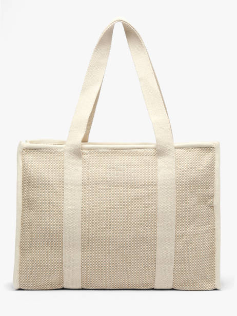 Sac Porté épaule Tressage Coton Hindbag Beige tressage TS vue secondaire 3