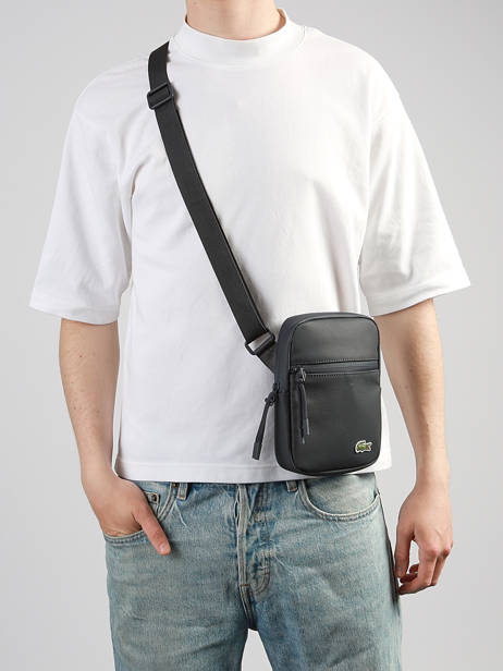 Sac Bandoulière Lcst Lacoste Bleu lcst NH3307LV vue secondaire 1