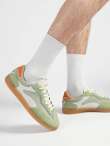 Sneakers Park In Leather Hoff Green men 12519009 other view 1