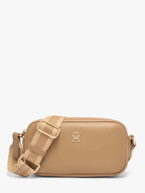 Sac Bandoulière Th Essential Polyurethane Tommy hilfiger Beige th essential AW18370