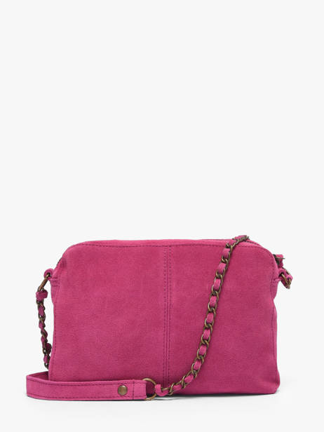 Leather Crossbody Bag Naina Pieces Pink naina 17100639 other view 3