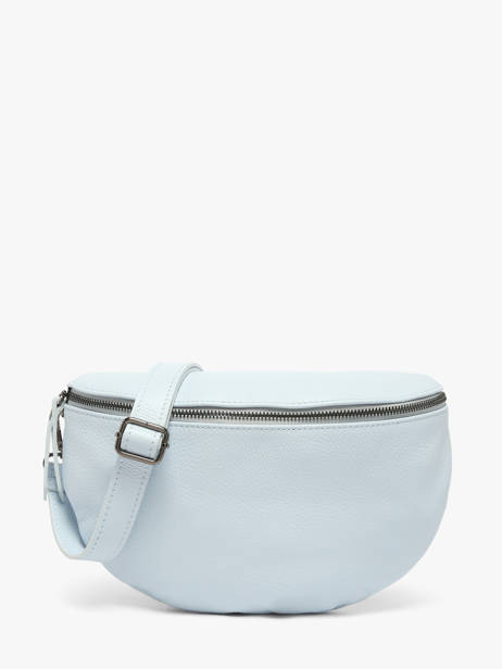 Sac Banane Caviar Cuir Milano Bleu caviar CA21123 vue secondaire 1