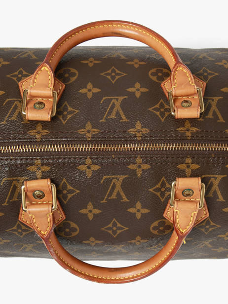 Sac Porté Main Second Life Louis vuitton Marron second life 4O756WUA vue secondaire 2