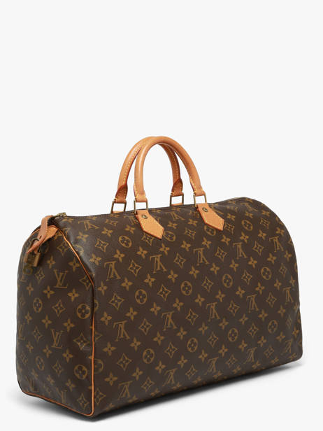 Sac Porté Main Second Life Louis vuitton Marron second life 4O756WUA vue secondaire 5