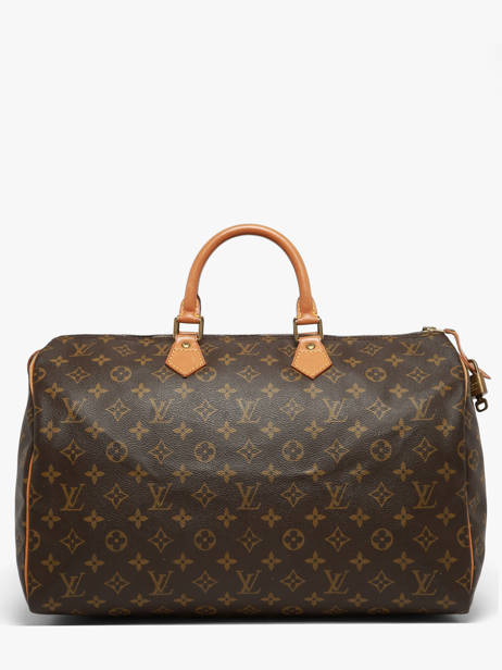 Sac Porté Main Second Life Louis vuitton Marron second life 4O756WUA vue secondaire 7