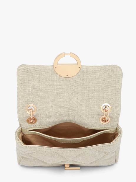 Sac Bandoulière Moon Lin Vanessa bruno Beige moon 70V40326 vue secondaire 4