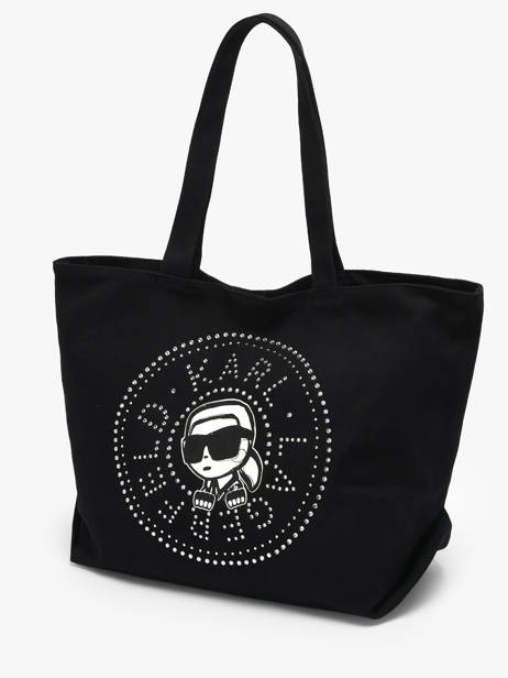 Shoulder Bag K Ikon Cotton Karl lagerfeld Black k ikon B2W50030 other view 1