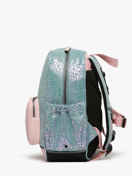 Sac à Dos 1 Compartiment Cameleon Bleu vintage fantasy PBVGSD33 vue secondaire 2