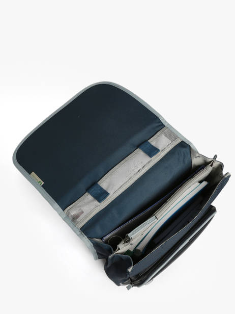 2-compartment Backpack Cameleon Blue vintage urban PBVBSD39 other view 3