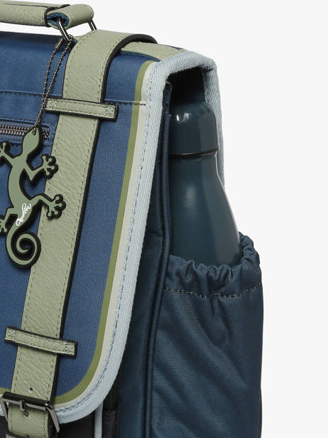 2-compartment Backpack Cameleon Blue vintage urban PBVBSD39 other view 5