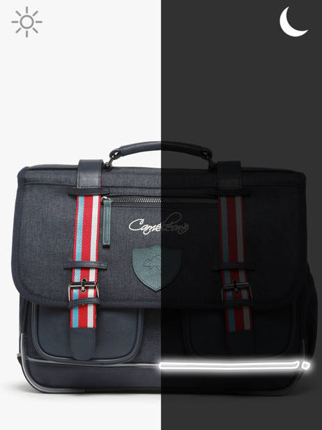 Satchel 2 Compartments Cameleon Blue vintage urban 27 other view 7