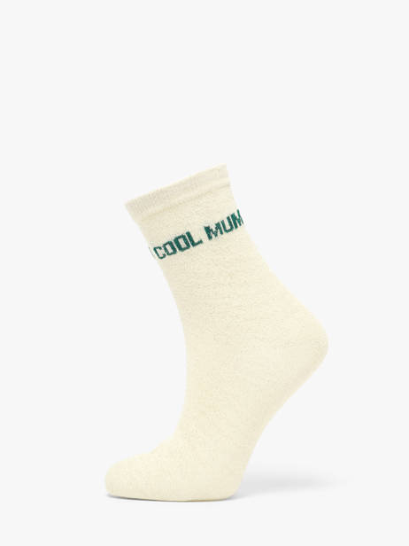 Women's Socks Lurex Heart Pieces Beige socks women 17159116