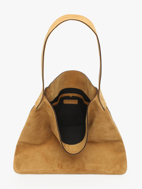 Sac Porté épaule Folk Lady Cuir Gerard darel Beige folk lady DDS72407 vue secondaire 3
