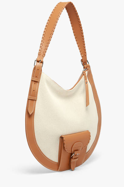 Shoulder Bag Escapade Paul marius Beige escapade HOBOMESC other view 1
