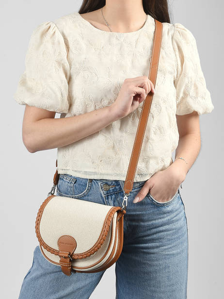 Sac Le Bobo S Escapade Cuir Et Coton Paul marius Beige escapade BOBOSESC vue secondaire 1