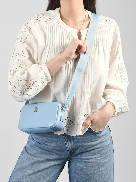 Shoulder Bag Th Essential Polyurethane Tommy hilfiger Blue th essential AW18370 other view 1