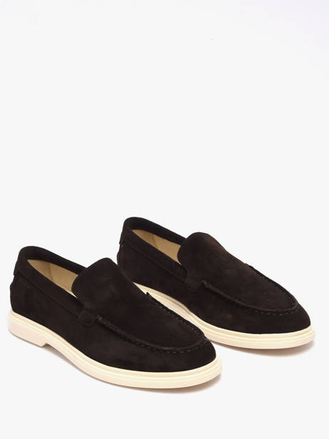 Moccasins In Leather Gant Black men BOERYG46 other view 1