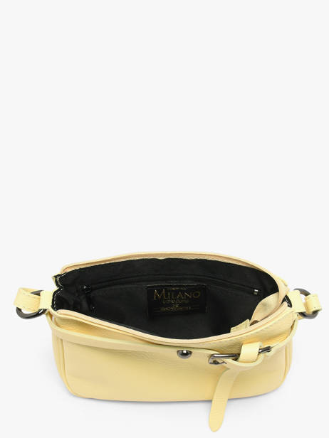 Shoulder Bag Caviar Leather Milano Yellow caviar G1421N other view 3