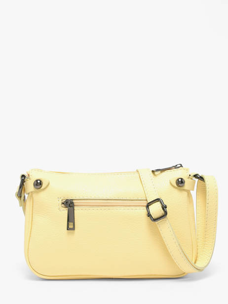 Shoulder Bag Caviar Leather Milano Yellow caviar G1421N other view 4
