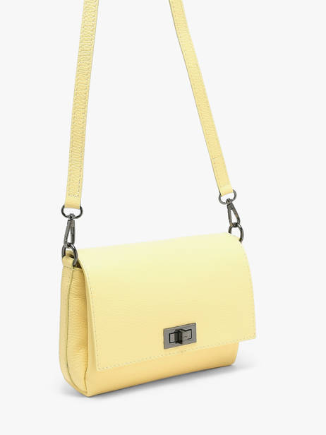 Shoulder Bag Caviar Leather Milano Yellow caviar CA24061 other view 2