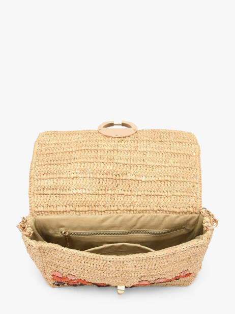 Sac Bandoulière Moon Raphia Vanessa bruno Beige moon raphia 24V40533 vue secondaire 2
