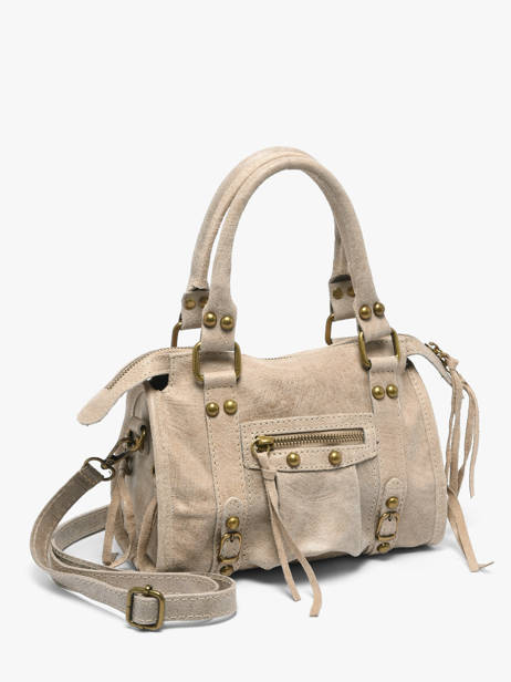 Sac Porté Main Spazzolato Cuir Milano Marron spazzolato SP24093 vue secondaire 1