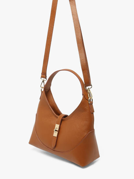 Crossbody Bag Caviar Leather Milano Brown caviar CA26022 other view 2
